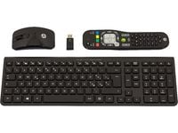 HP Wireless Sydney-Melbourne - Dongle - Remote control SP IT, Full størrelse (100 og), Trådløs, RF kabel-fri, Sort, Mus inkludert