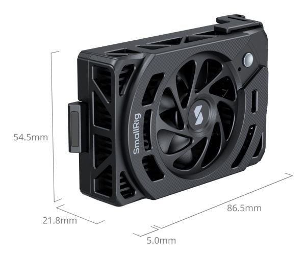 SmallRig 5063, Avkjølingsvifte, Universell, Sort, Canon EOS R5 Mark II & R5& R50 V & PowerShot V1 Compatible with the following Sony cameras when.....