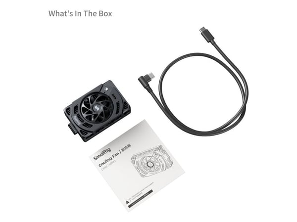 SmallRig 5152, Avkjølingsvifte, Sony, Sort, ZV-E1 / ZV-E10 II / ZV-E10 / ZV-1 / ZV-1F / Alpha 7 IV / Alpha 7S III / Alpha 7C / Alpha 7C II /..., 1 ...