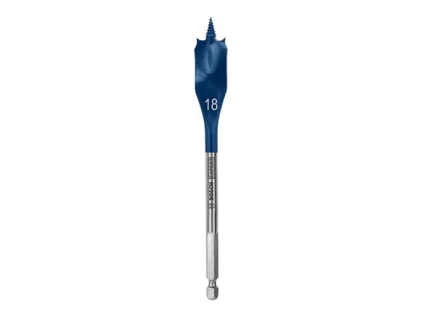 Bosch Expert - Bor - for tre, kartong, bløtt tre, sponplater - spadedel - 18 mm - heksagonal - lengde: 152 mm