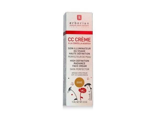 Erborian CC Cream, CC Krem, Kvinner, Normal hud, Illuminating, Dore, Rør