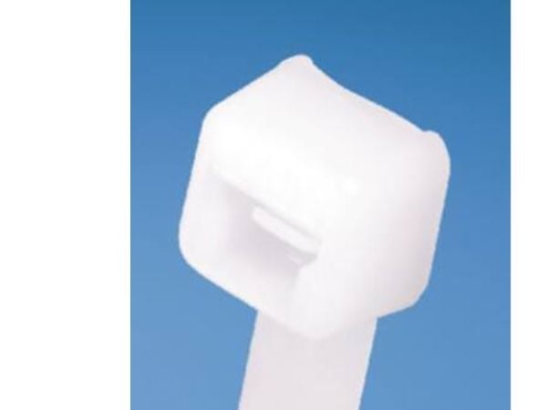 Panduit Cable Tie, 5.6"L (142mm), Miniature, Nylon, Natural, 100pc, Nylon, 142 mm Panduit Cable Tie, 5.6"L (142mm), Miniature, Nylon, Natural, 100pc, Nylon, 142 mm