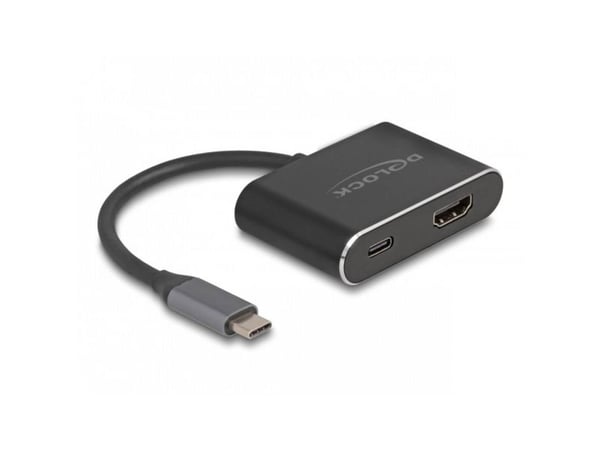 DeLOCK 64199, 0,15 m, USB Type-C, HDMI-tyyppi A (vakio), Uros, Naaras, Suora