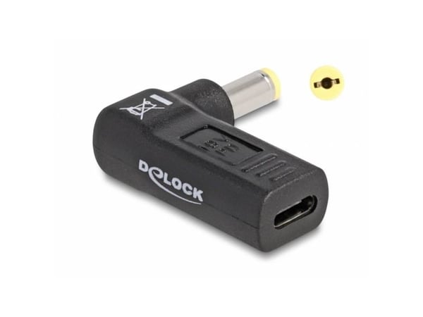 DeLOCK 60009, Sisätila, USB, 3 A, Musta