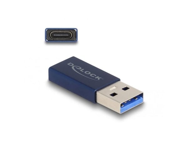 DeLOCK USB3.2-sovitin A uros C naaras, 1 kpl