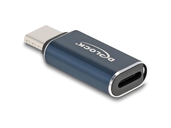 DeLOCK 60688, USB 2.0 Type-C, 8 pin Lightning, Antrasiitti