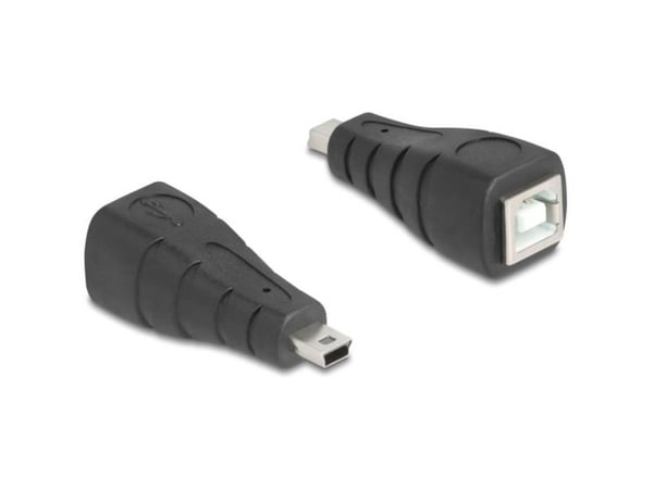 Delock - USB-adapter - mini-USB typ B (hane) till USB typ B (hona) - USB 2.0 - svart