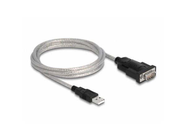 DeLOCK 61314, USB A, RS-232, 1,8 m, Musta