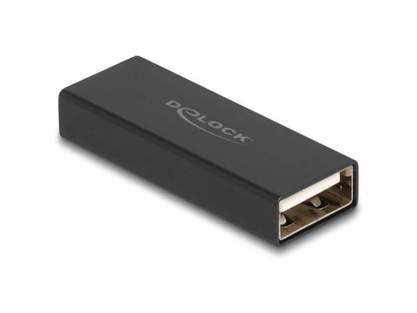 Delock - USB-hann-hunnveksler - USB (hunn) til USB (hunn) - svart
