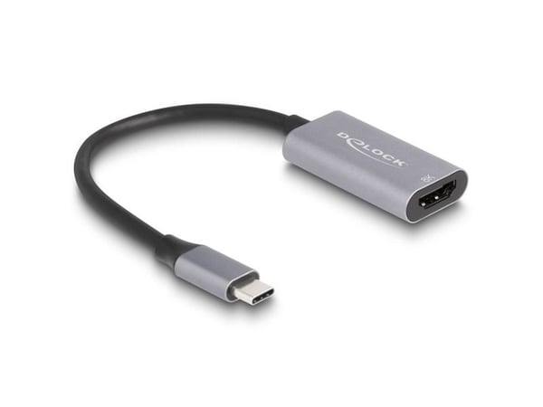 DeLOCK 60021, USB Type-C, HDMI-lähtö, 7680 x 4320 pikseliä