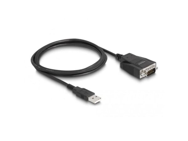 Delock Adapter USB 2.0 Type-A hann til 1 x seriell RS-232 D-Sub 9 hann