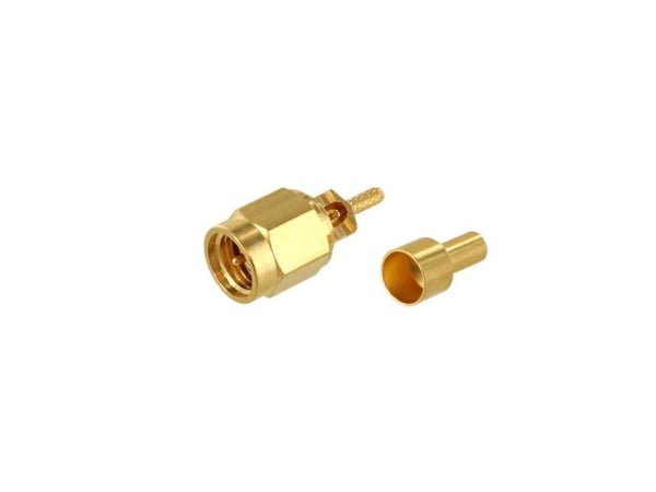 Telegärtner J01150B0601 J01150B0601 SMA-liitin Pistoke, suora 50 Ω 1 kpl