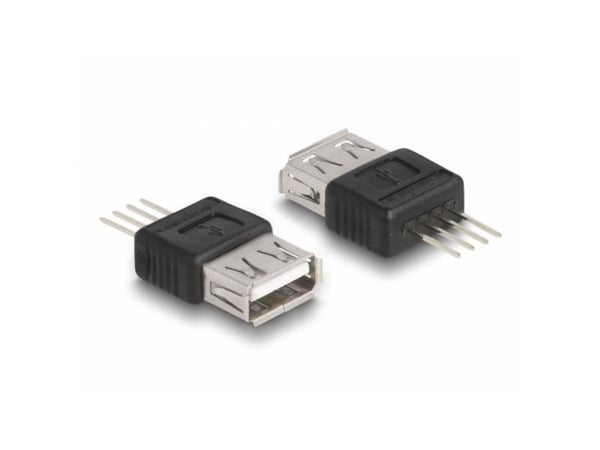 Delock - USB-adapter - 4-stifts (hann) til USB (hunn) - USB 2.0 - 5 V - 500 mA