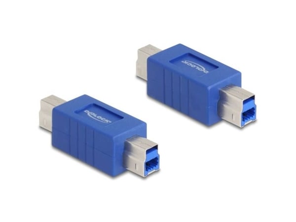 DeLOCK 67227, USB Type-B, USB Type-B, sininen
