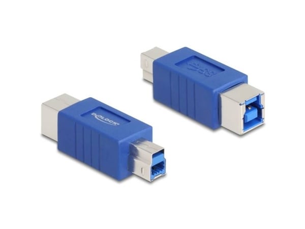 Delock USB 5 Gbps -sovitin USB-tyypin B uros ja naaras porttisäästäjä