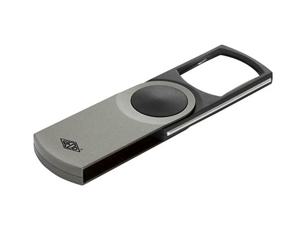 WEDO belyst lupe Swing-It plast, 3x forstørrelse Sil