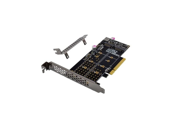 InLine 76660N, PCIe, M.2, Hankjønn, PCIe 3.0, Taiwan, PI6C20400BLE