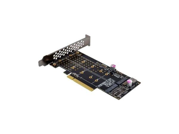 InLine 76660N, PCIe, M.2, Hankjønn, PCIe 3.0, Taiwan, PI6C20400BLE