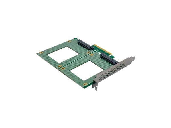 InLine 76660P, PCIe, U.2, Hankjønn, PCIe 3.0, Taiwan, 4 Gbit/s