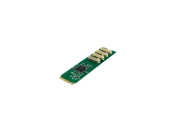 InLine 76660W, M.2, Seriell, Hankjønn, PCIe 3.0, 9-pin, Taiwan