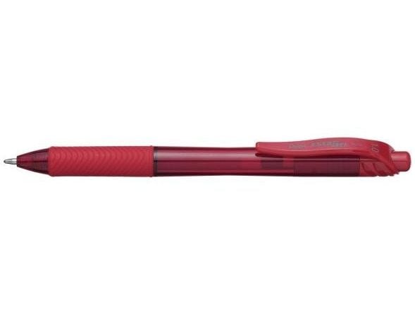 Pentel EnerGel X - Rulleballpenn - rød - gelblekk - 1 mm - medium - retraktil