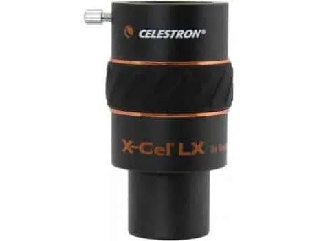 Celestron CE93428, Teleskopadapter, Sort, Aluminium, 3x, 3,18 cm, 3,18 cm