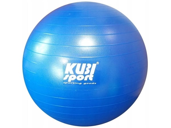 Wozinsky oppblåsbar trenings-/rehabiliteringsball KUBISPORT 85 cm blå