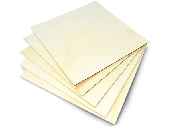 Poppelivaneri - 3mm - 300x300mm - 5kpl}