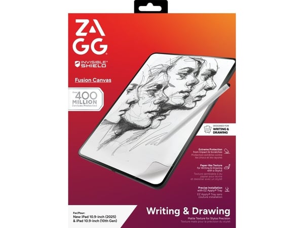 ZAGG InvisibleShield Fusion Canvas suojakalvo Apple iPad 10.9" 2022 (10. sukupolvi)