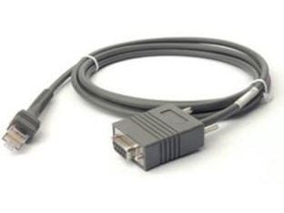 Zebra - Seriell kabel - DB-9 (hunn) - 2.13 m - for Symbol LS2208