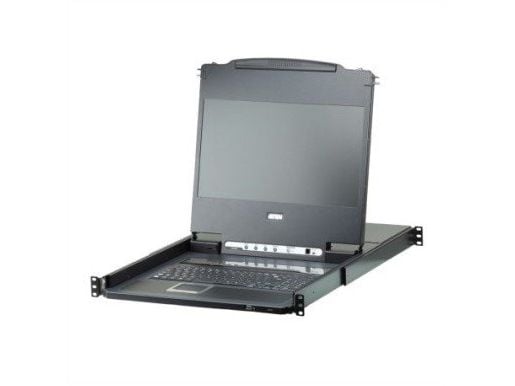 ATEN CL6708MW, 1920 x 1080 piksler, stativmontert, 1U, svart