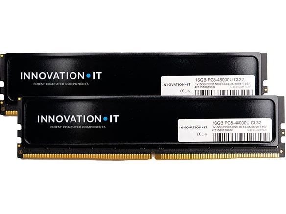 RAM 6000 16 GB Innovation IT CL32 1,35 V varmespreder (CL32-38-38-96)