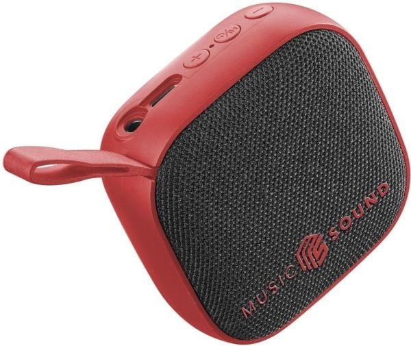 Cellularline Music & Sound Bluetooth-høyttaler mini rød - høyttaler - trådløs (BTSPKMSMINI3R)