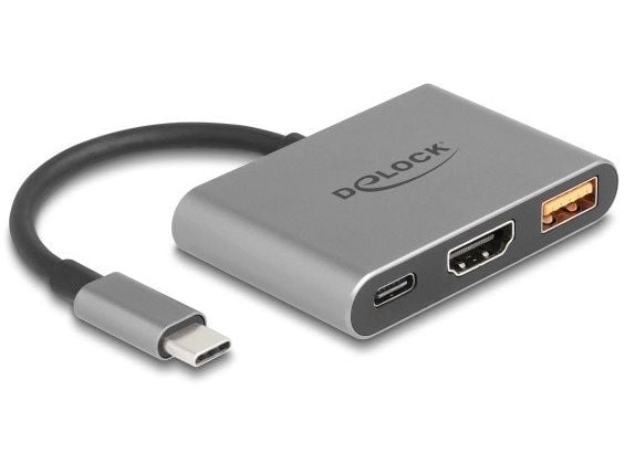 Delock - Dockningsstation - USB-C / Thunderbolt 3 / Thunderbolt 4 - HDMI