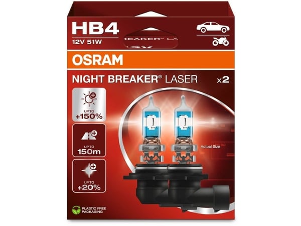 Osram Night Breaker Laser - HB4 Auton polttimot
