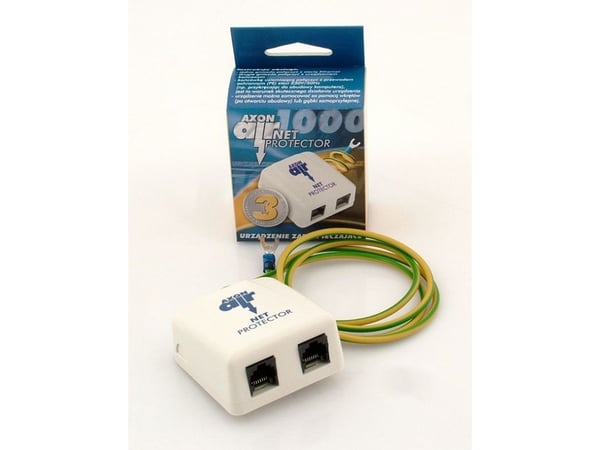 ACAR AIR Net Protector, 10,100,1000 Mbit/s, Hvit, Overbelastning, CE, 150 V, 60 mm