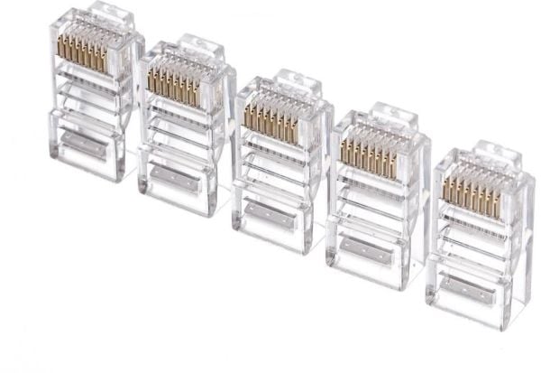 NetRack wtyk RJ45 UTP linka, kat. 5e (100 szt) (NP41)