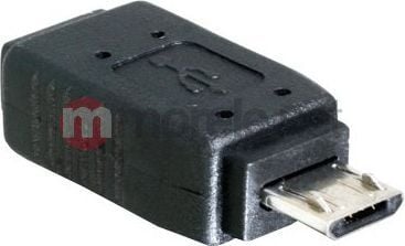 DeLOCK Adapter USB micro-B male to mini USB 5-pin, USB micro-B, mini USB 5p, Musta