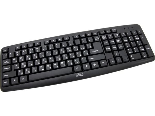 Titanium TKR101 - Tastatur - USB - Russisk