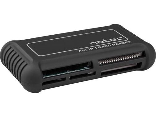 NATEC BEETLE, MMC, MS Micro (M2), MS PRO, MS PRO Duo, Memory Stick (MS), MicroSD (TransFlash), MiniSD, RS-MMC,..., Sort, 480 Mbit/s, CE, USB 2.0, 0...