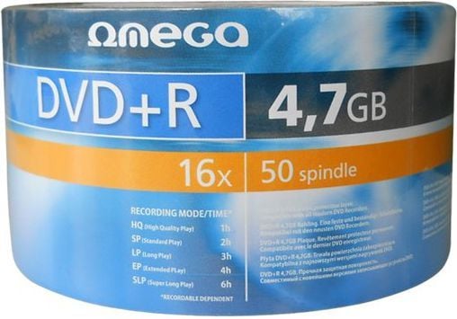 Omega DVD+R 4,7 GB 16x, 50 stk (40934)
