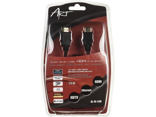 Art HDMI - HDMI-kaapeli 1.5m musta (144173)