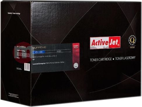 Activejet tonerpatron ATH-55NX (erstatning HP 55X CE255X, Canon CRG-724H; Supreme; 12500 sider; sort)