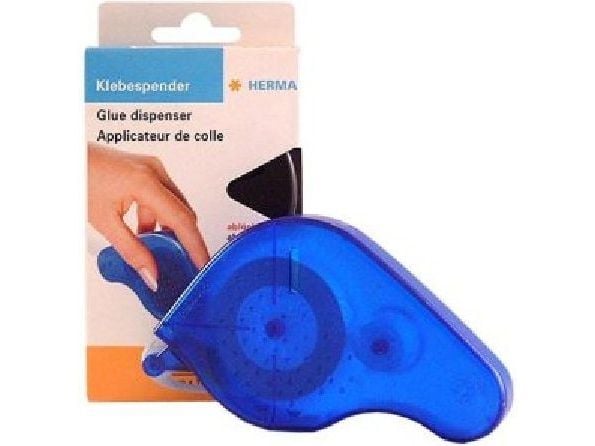 HERMA - Dispenser - håndholdt - gjennomsiktig blå