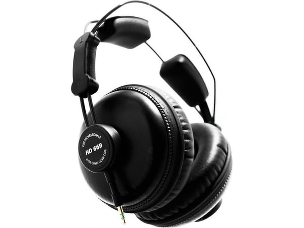 Superlux HD669 - Hodetelefoner - full størrelse - kablet - 3,5 mm jakk - svart
