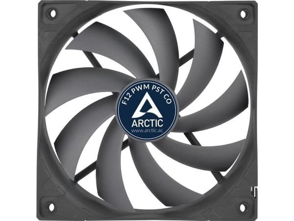 ARCTIC F12 PWM PST CO, Vifte, 12 cm, 600 RPM, 1350 RPM, 0,3 sone, 126 m³/t