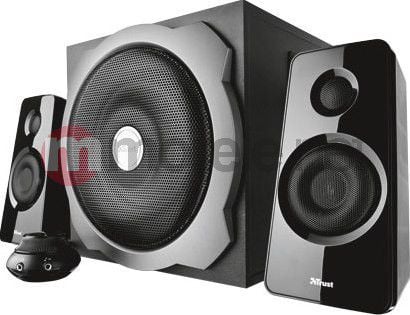 Trust Tytan 2.1 Subwoofer Speaker Set - Høyttalersystem - for PC - 2,1 kanaler - 60 watt (Total) - svart