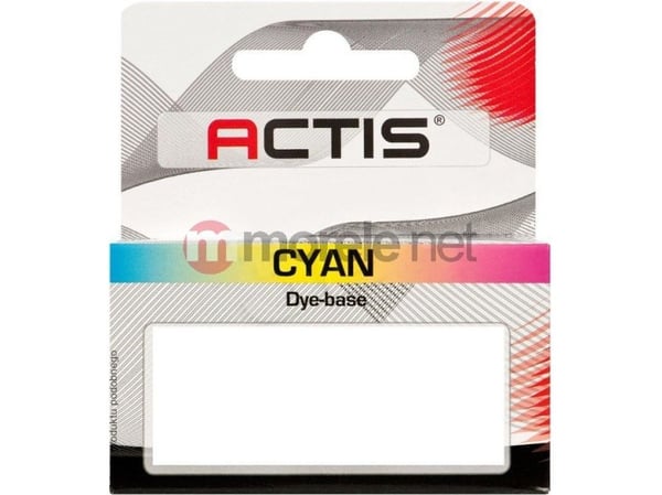 Actis KE-712, Standard utskriftsproduksjon, Cyan, Fargestoffbasert blekk, 13,5 ml, 1 stykker, Enkeltpakke