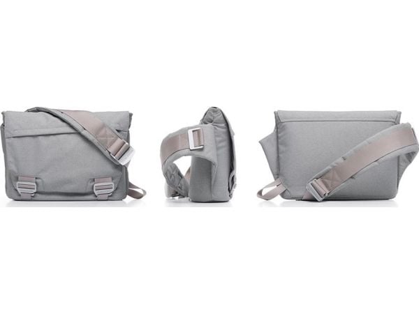 Bluelounge Messenger Bag - Notebook-väska - 17" - grå