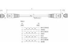 Patchkabel Art 0,5 m gul UTP 5e (KABSI PATCH ART AL-OEM-299Y)